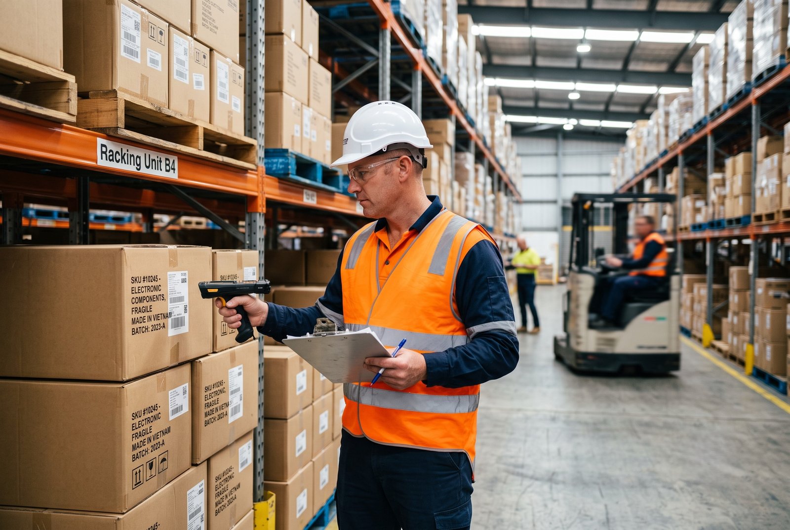 Shipment inspection for Saudi customs