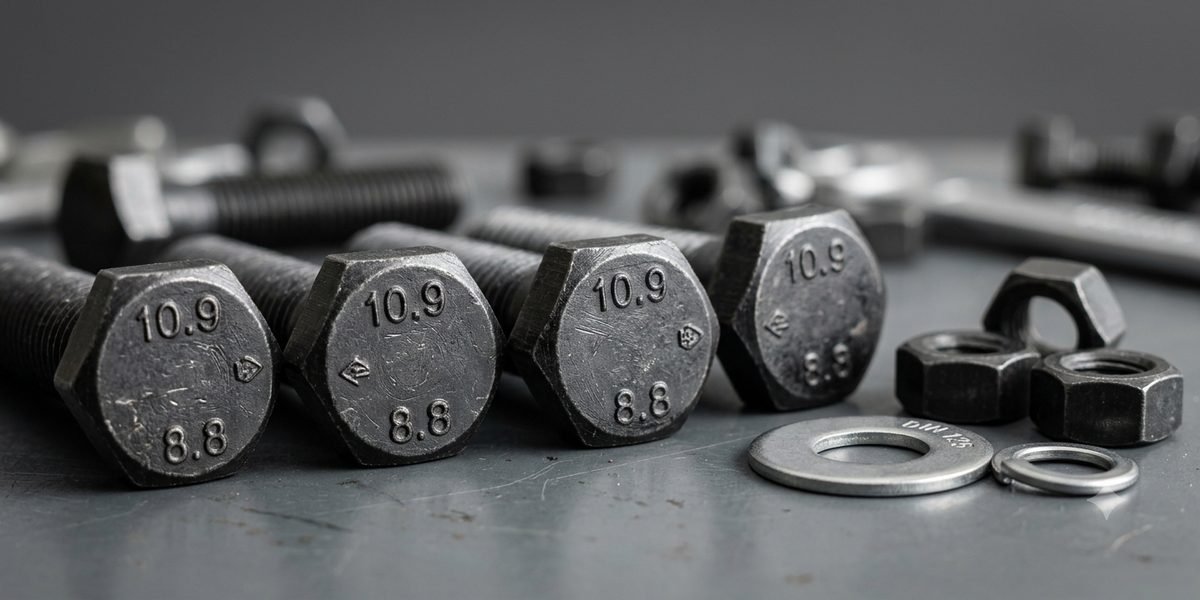 Bolts, nuts, screws, washers and anchor fasteners requiring SABER certification and property-class marking for Saudi Arabia