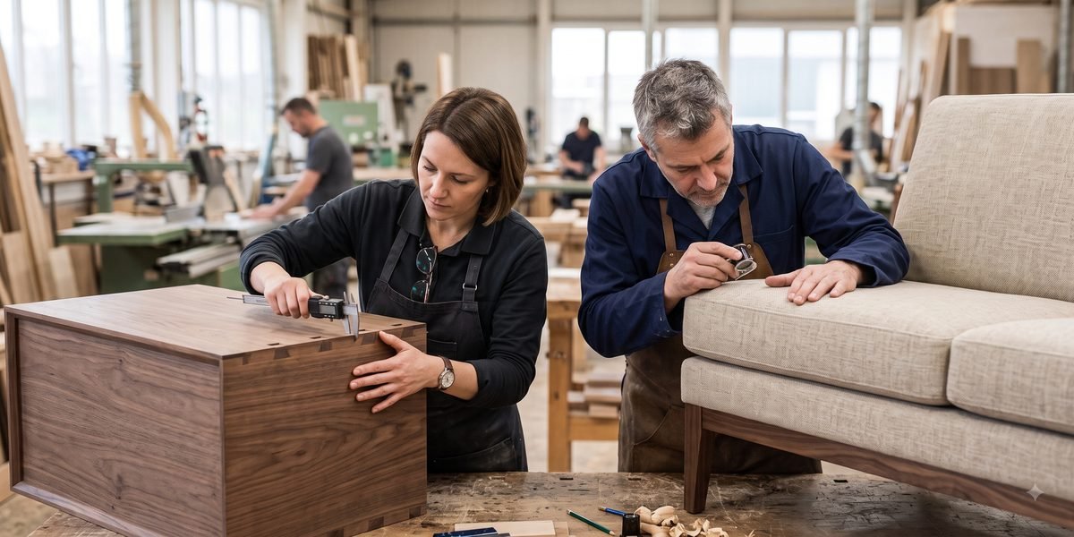 Furniture and home furnishing products prepared for SABER certification