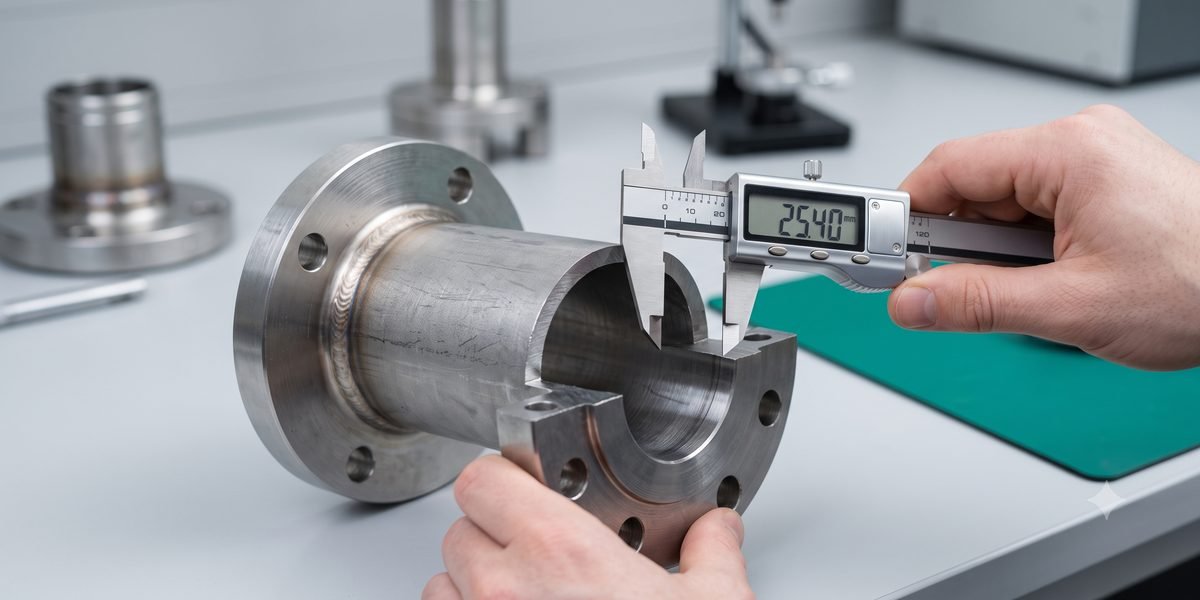 Steel pipe, valve and flange material inspection for SABER certification