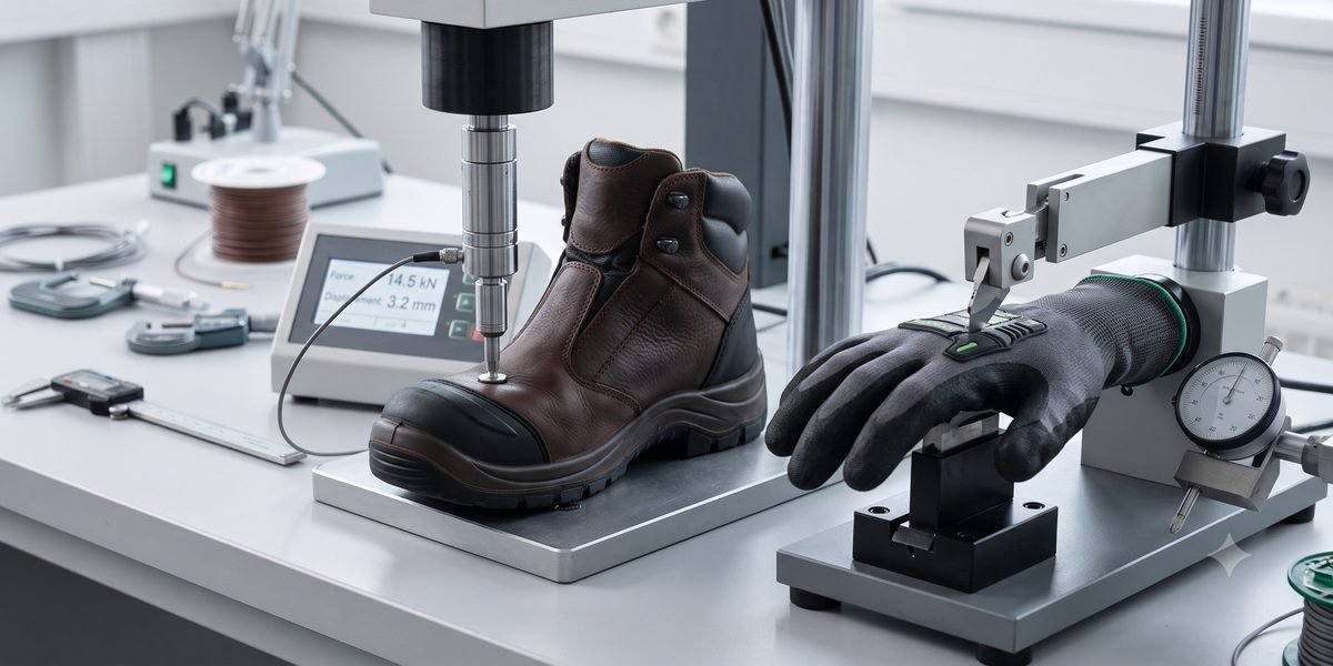 Safety footwear and PPE testing for SABER certification
