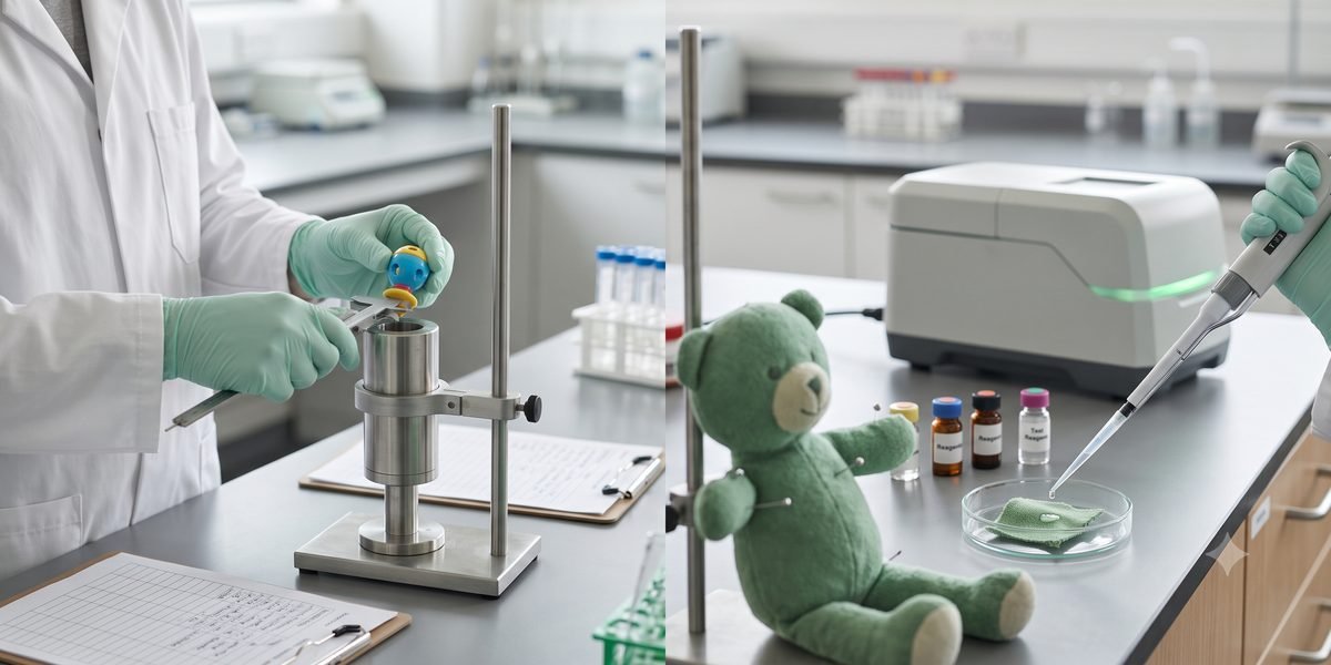Toy mechanical, flammability and chemical safety testing for SABER certification