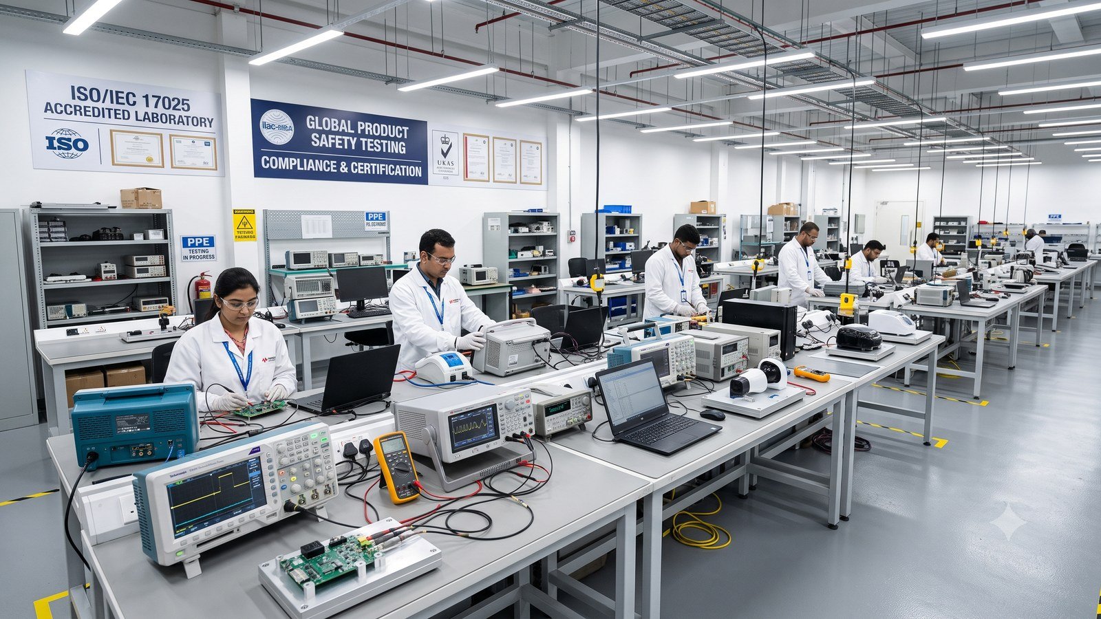 Accredited laboratory testing used for conformity certification