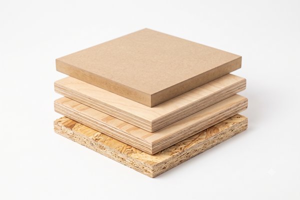 Plywood, MDF, particleboard and OSB wood-based panels for SABER certification